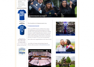 SUNY Geneseo, Commencement 2015