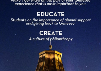 SUNY Geneseo, Make Your Mark Retractable Banner