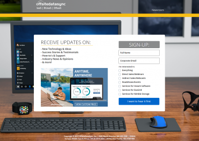 OffsiteDataSync, Inc. Landing Page