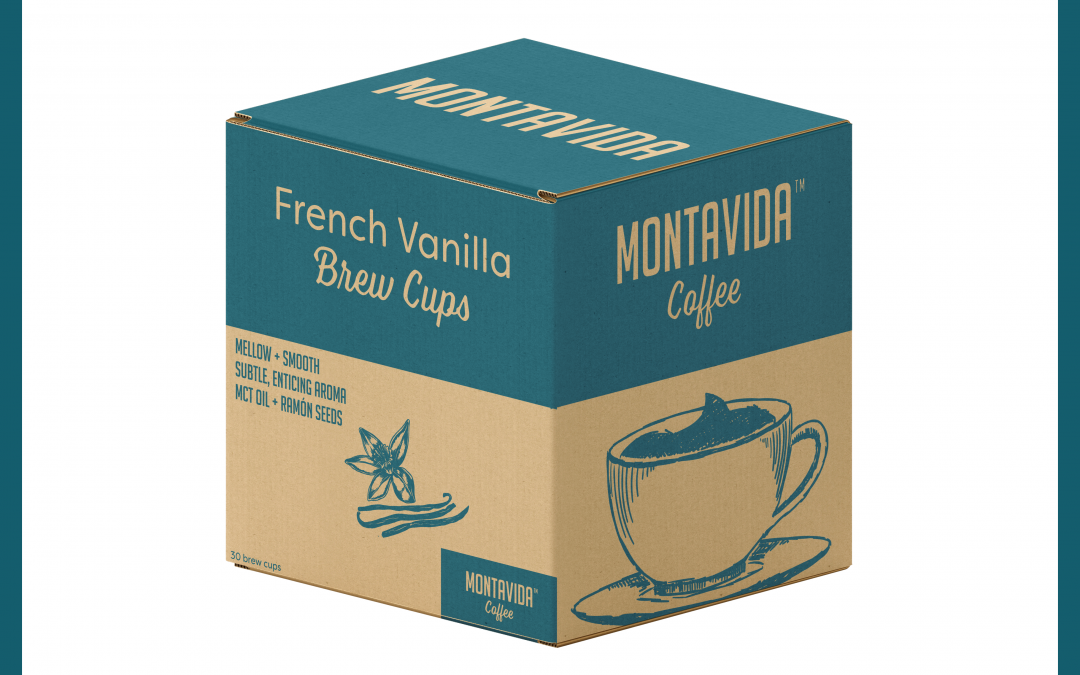 MontaVida Coffee French Vanilla Brew Cup Box