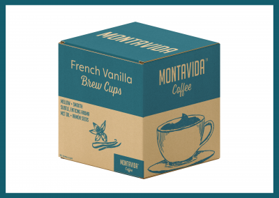 MontaVida Coffee French Vanilla Brew Cup Box