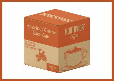 MontaVida Coffee Hazelnut Creme Brew Cup Box