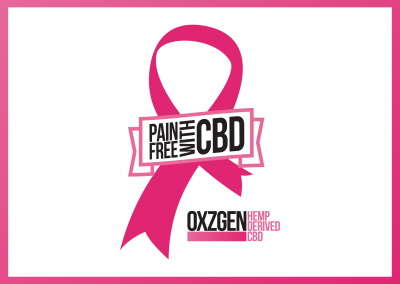 OXZGEN Hemp Derived CBD Pink Initiative for Breast Cancer Awareness Logo