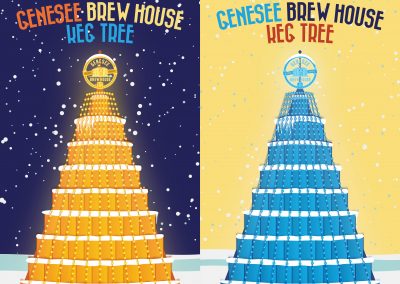 City of Rochester Poster Series, Genesee Brew House Keg Tree