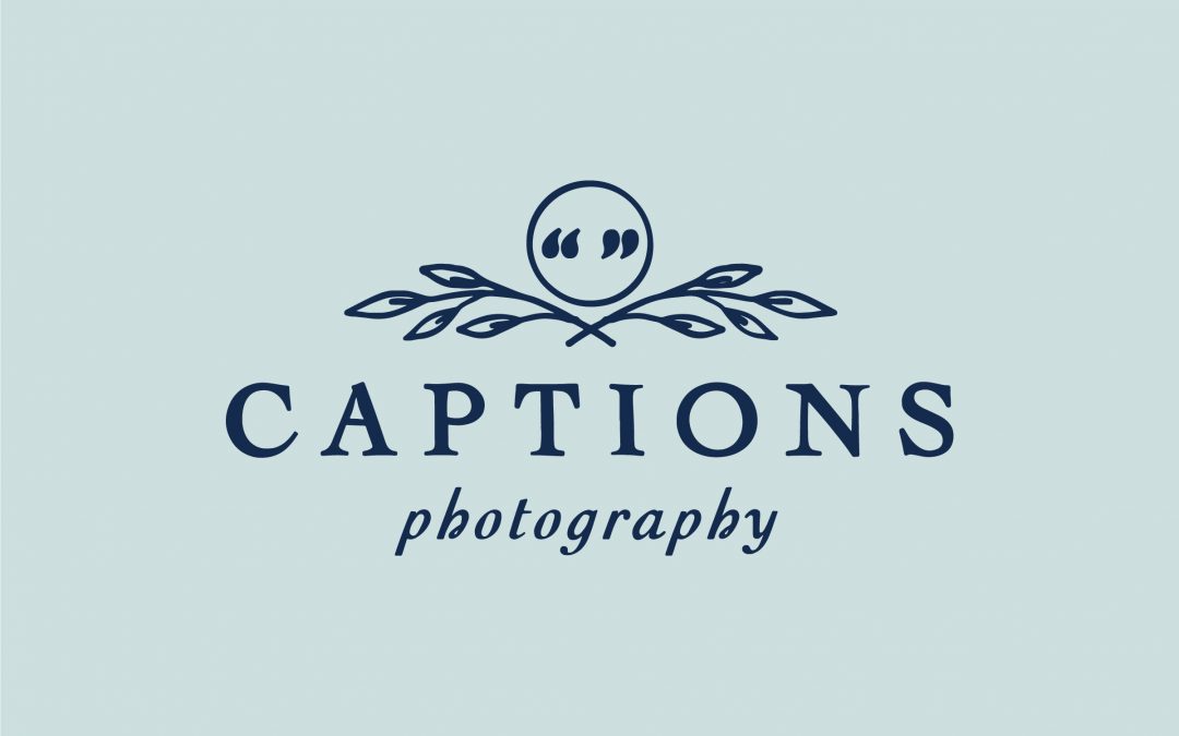 Captions Photography Logo
