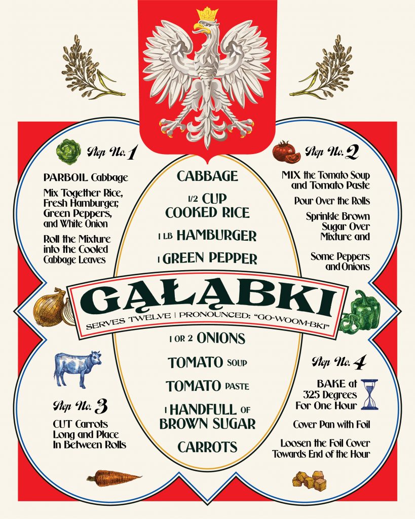 Polish Galabki Recipe Poster