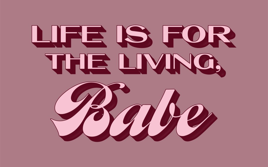 Life is for the Living Decal Graphic