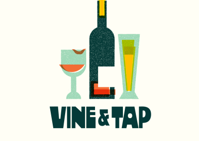 Vine & Tap, Brand Identity Design: Finger Lakes Region Tasting Room Concept